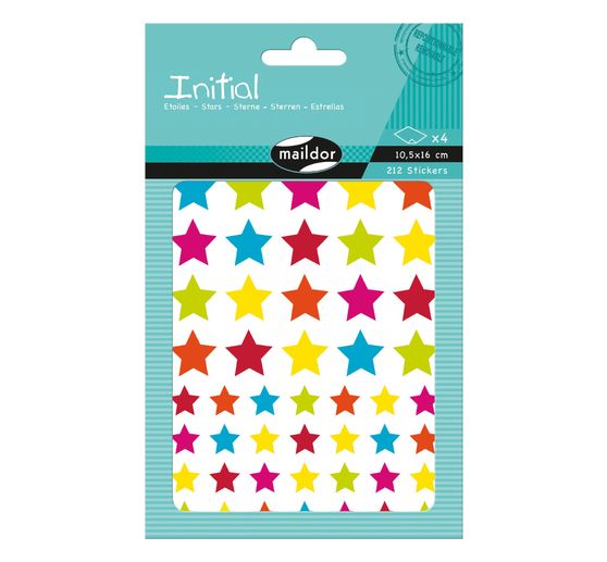 Stickers « Etoiles multicolores »