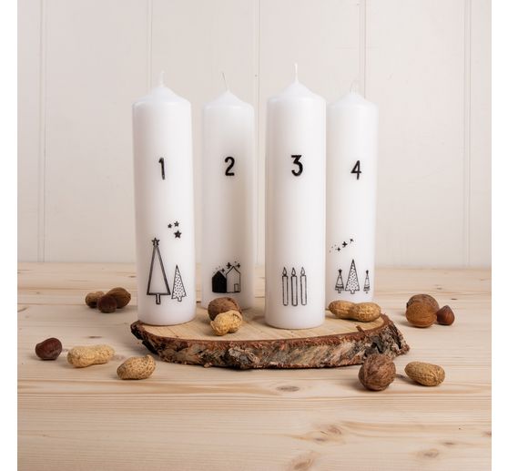 Papier décalcomanie à eau, 4 feuilles