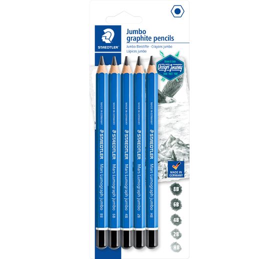Crayons graphite STAEDTLER Lumograph « Jumbo »