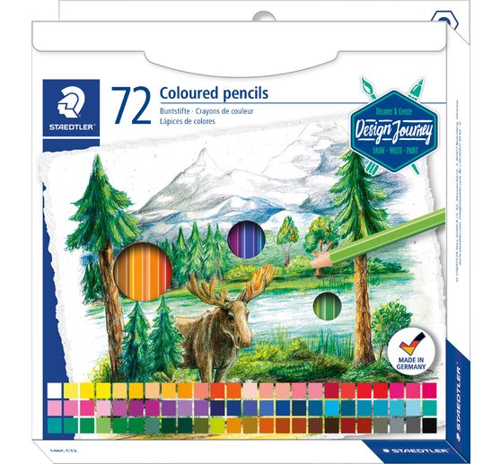 Crayons de couleur STAEDTLER, 72 pc.