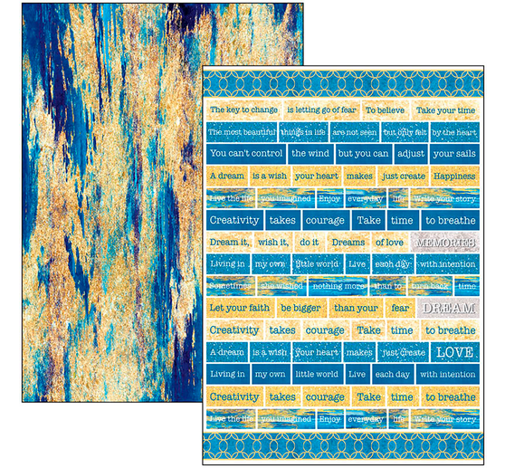 Paper set "Indigo"
