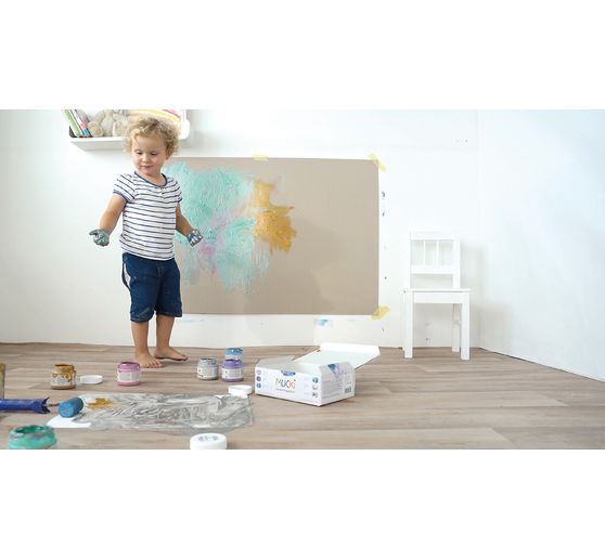 Peinture au doigt nacrée MUCKI, set de 6