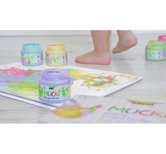 Peinture au doigt Softie MUCKI, set de 6