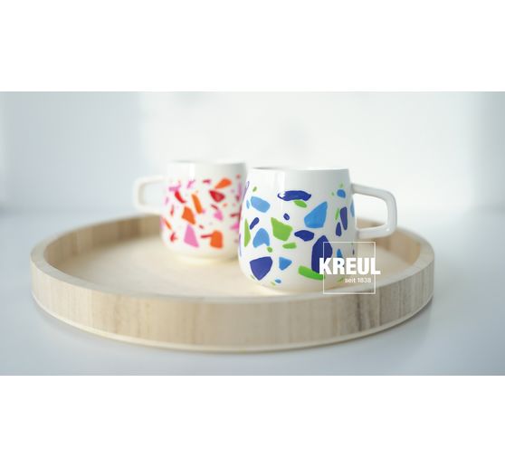 Coffret de peintures Glass & Porcelain Classic KREUL « Color Living »