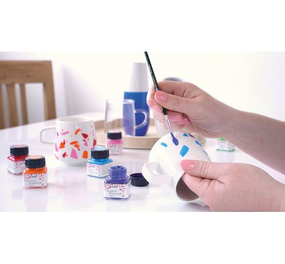 Coffret de peintures Glass & Porcelain Classic KREUL « Color Living »