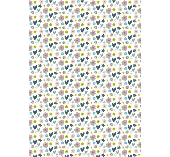 Assortiment de tissus Patchy « Hearts & Flowers »