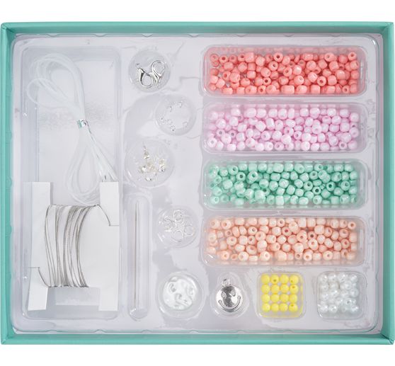 Coffret bijoux en perles « Sweet Flowers »