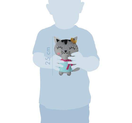 Kit de couture Avenue Mandarine « Little Couz'In – Tina le chat »