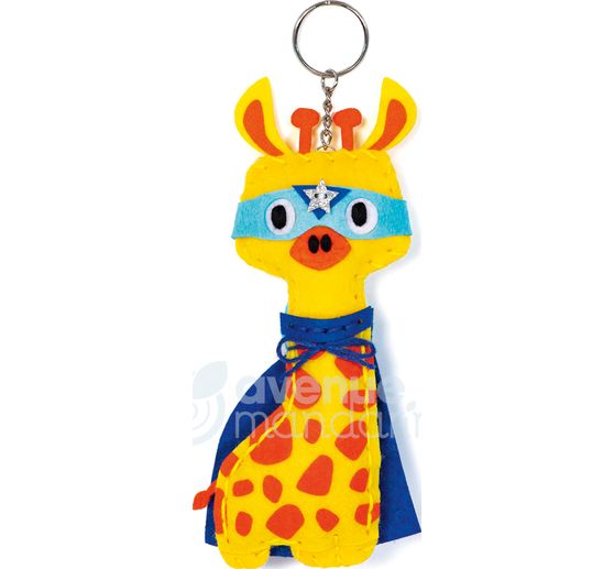 Kit de couture Avenue Mandarine « Mini Couz'In – Pedro la girafe »