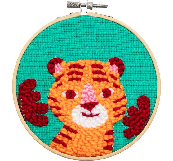 Kit punch needle Avenue Mandarine « Tigre »