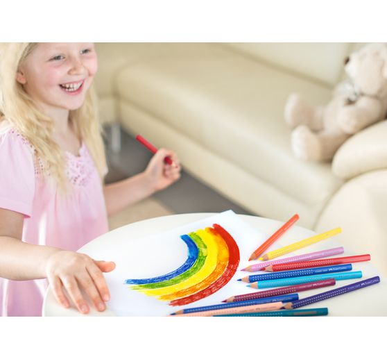 Crayons de couleur FABER-CASTELL « Jumbo Grip »