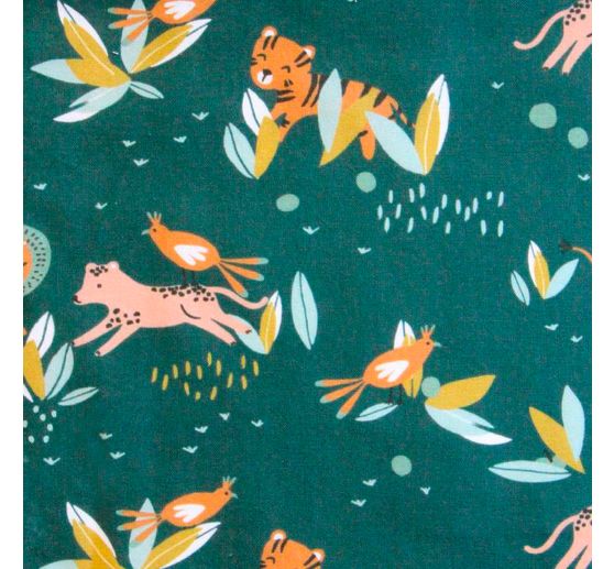 Tissu coton au mètre « Tigre Koffi »