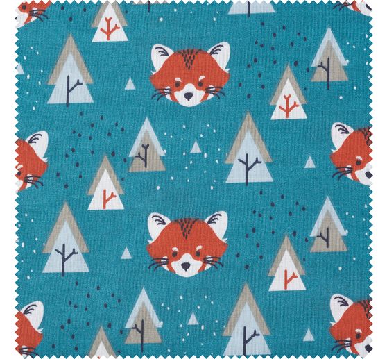 Tissu coton au mètre « Little Fox »