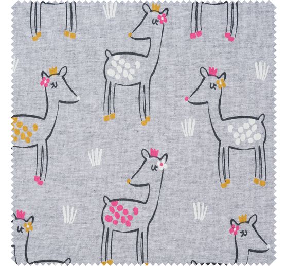 Tissu sweat au mètre « Deer »