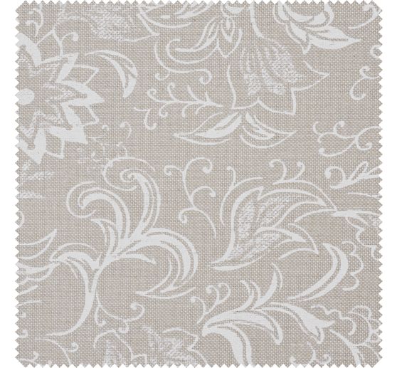 Tissu imprimé aspect lin au mètre « Yuma »