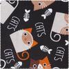 Motif fabric "Cats"