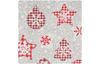 Motif fabric linen look "Country Christmas"