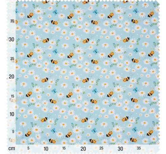 Tissu coton au mètre « Petite abeille »