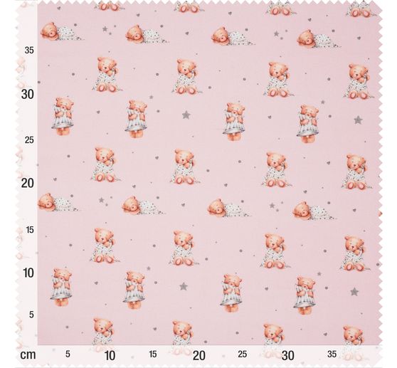 Tissu coton au mètre « Oursons endormis »