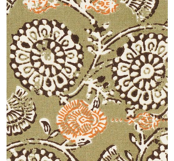 Tissu coton au mètre « Jivana Khaki »