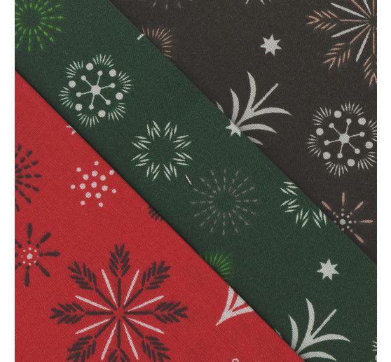 Tissu coton au mètre « Période de Noël » 