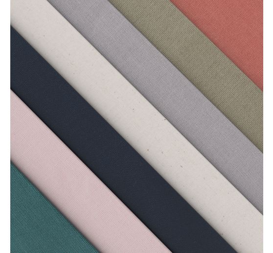 Tissu coton au mètre « Uni », enduction polyester