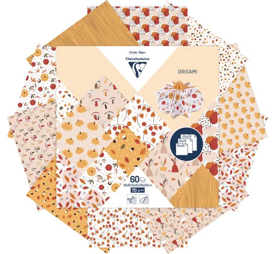 Assortiment de papier de pliage « Automne »