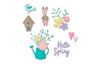 Gabarit d’estampe Sizzix Thinlits « Hello Spring »