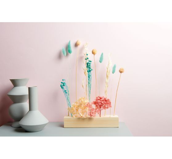 Support en bois pour fleurs séchées Rico Design, 21 x 4 x 5 cm