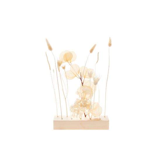 Support en bois pour fleurs séchées Rico Design, 21 x 4 x 5 cm