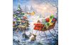 Serviette « Distribution de cadeaux pour les amis de la forêt »