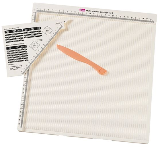 Planche de pliage multifonctionnelle pour cartes, enveloppes et boîtes cadeaux