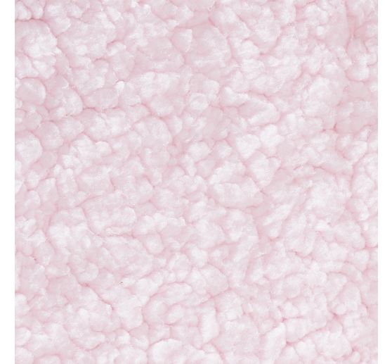 Tissu polaire au mètre « Agneau Rose »