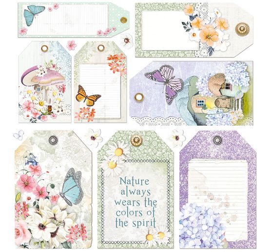 Papier vitrail à motifs « Enchanted Land »