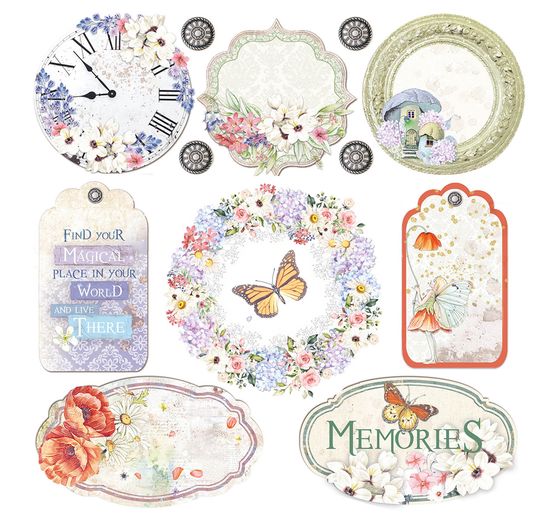 Papier vitrail à motifs « Enchanted Land »
