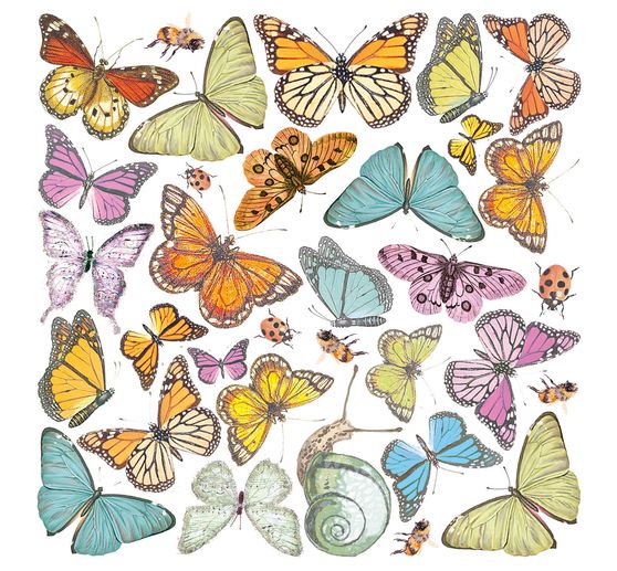 Papier vitrail à motifs « Enchanted Land »