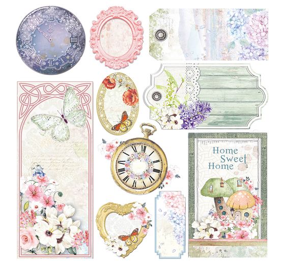 Papier vitrail à motifs « Enchanted Land »