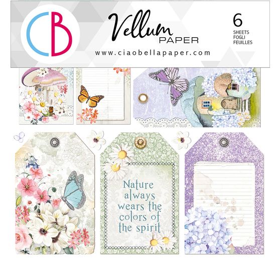 Papier vitrail à motifs « Enchanted Land »