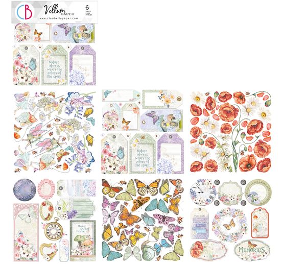 Papier vitrail à motifs « Enchanted Land »