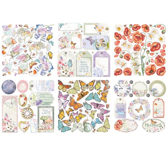 Papier vitrail à motifs « Enchanted Land »