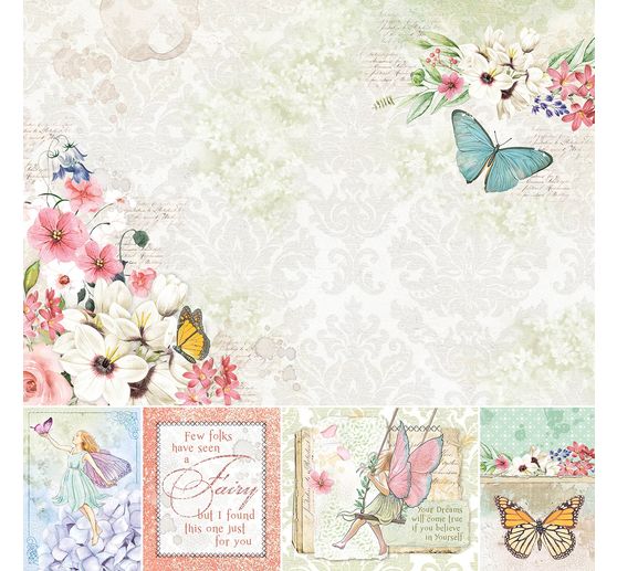Papier scrapbooking « Enchanted Land »