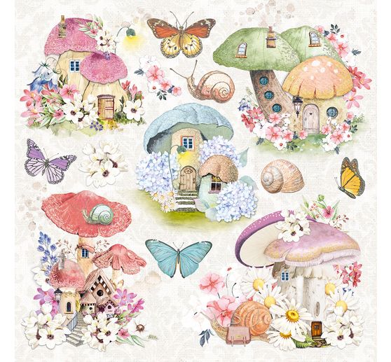 Papier scrapbooking « Enchanted Land »