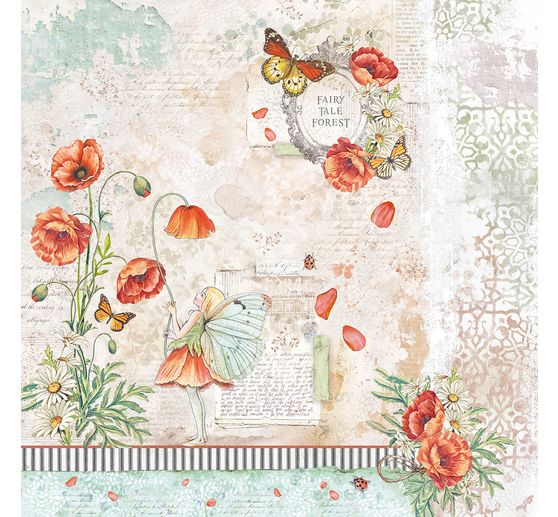 Papier scrapbooking « Enchanted Land »