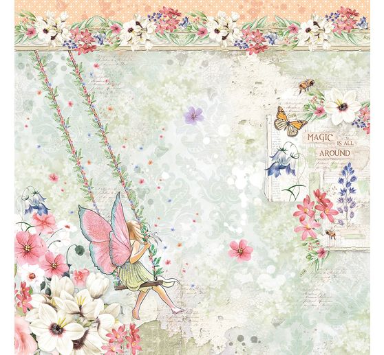 Papier scrapbooking « Enchanted Land »