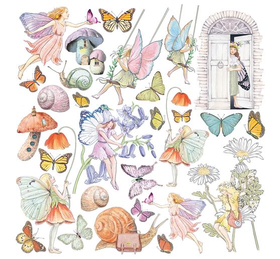 Papier scrapbooking « Enchanted Land »