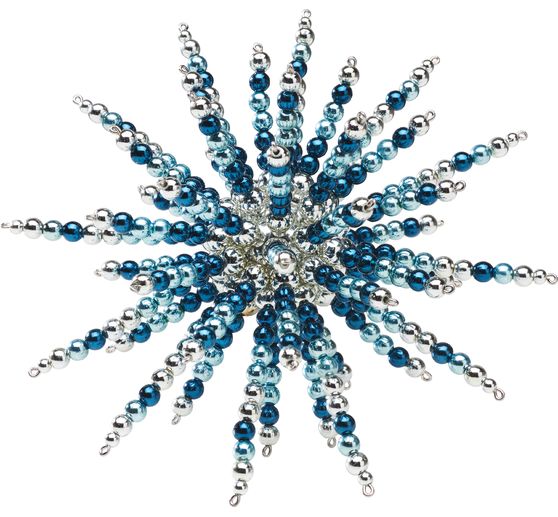 Kit complet étoile en perles « Silver Blue »