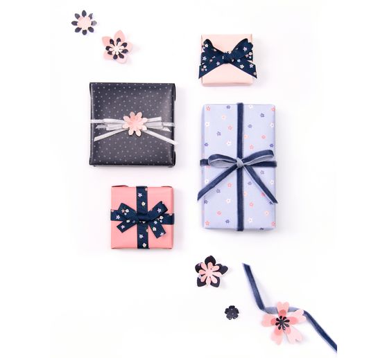 Assortiment de rubans tissus « Blue Velvet »