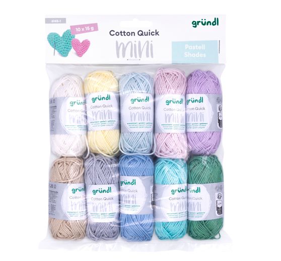 Fils Gründl Coton Quick minis « Pastel shades »
