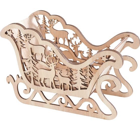 VBS Wooden building kit "Sleigh"