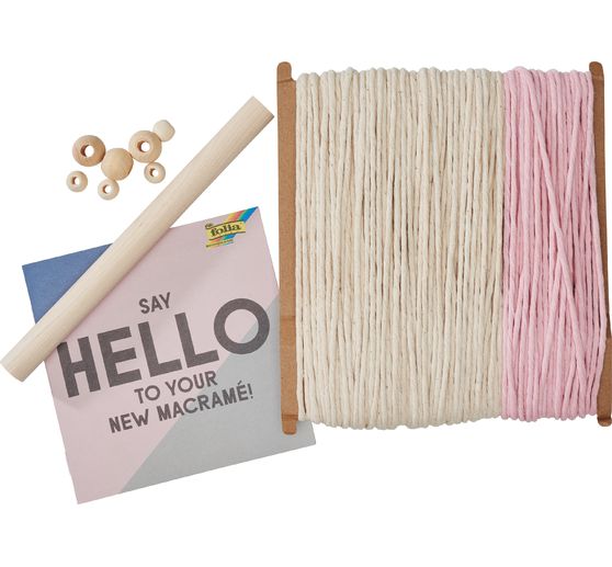 Kit macramé « Boho », 10 pc.